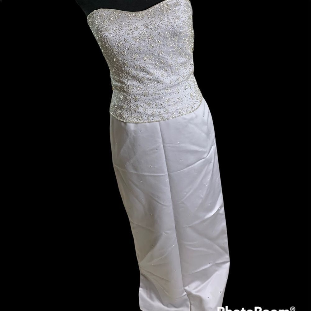 3 pc Mother of the bride or evening gown jacket bustier skirt Zola Evening 4-6P